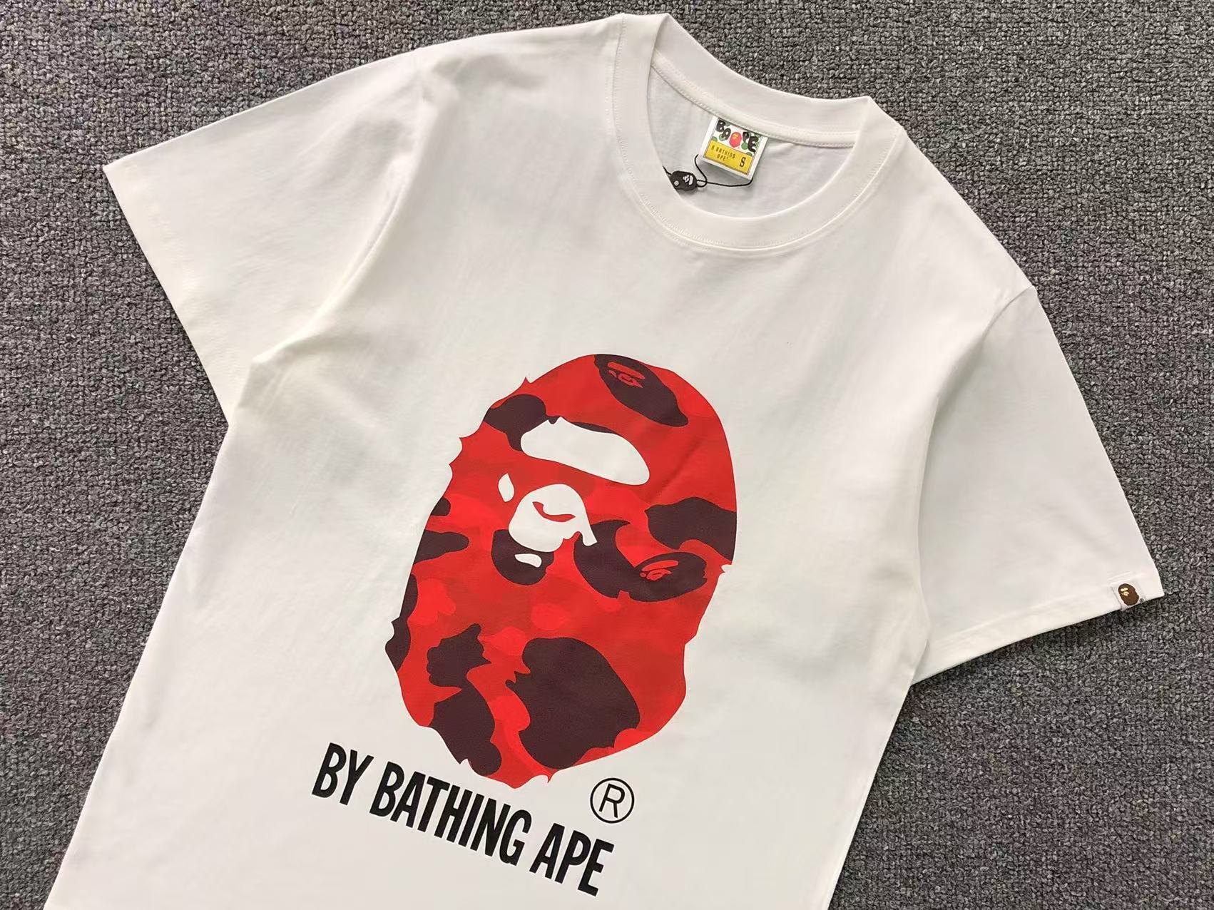 Bape Red Cammo