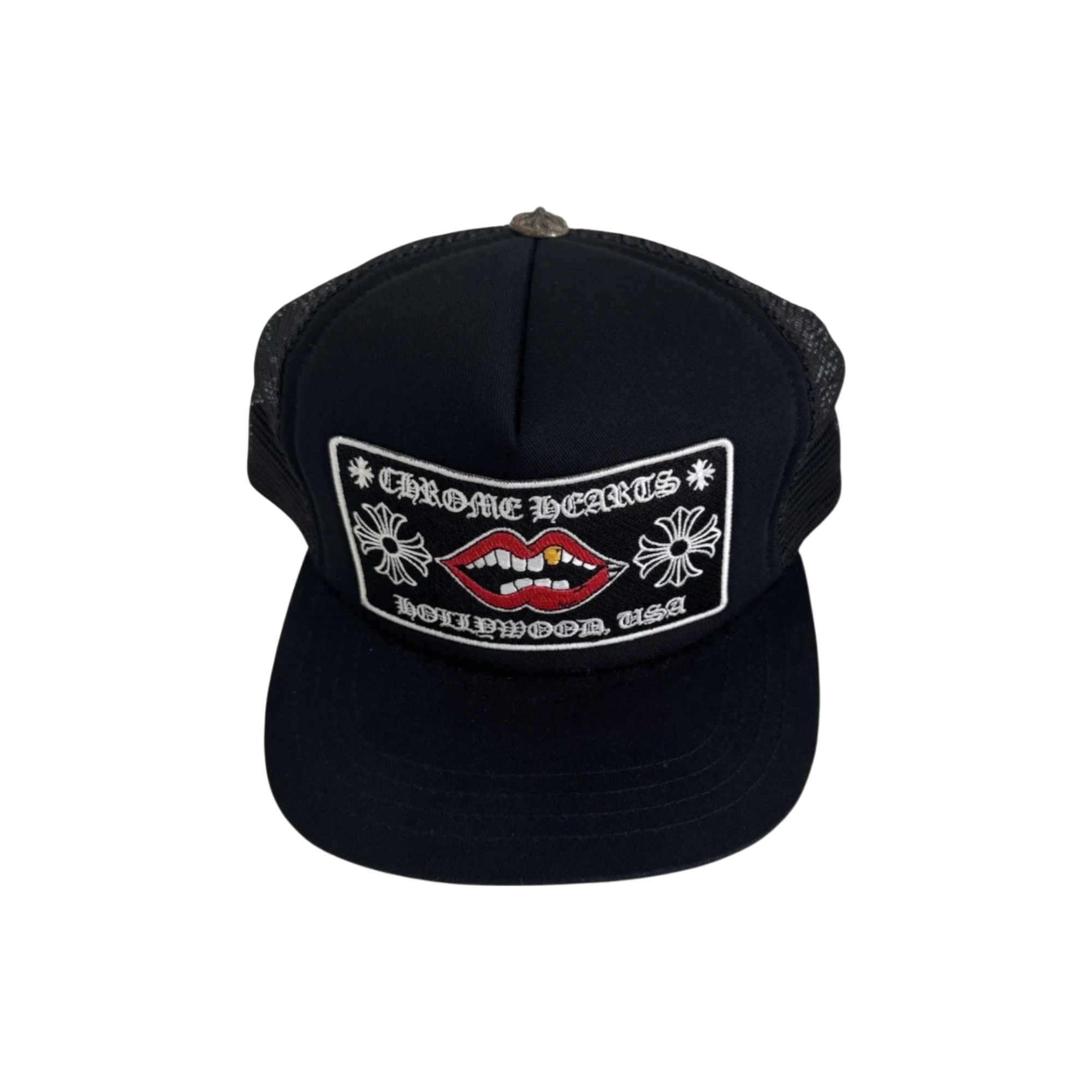 Chrome Lips Trucker