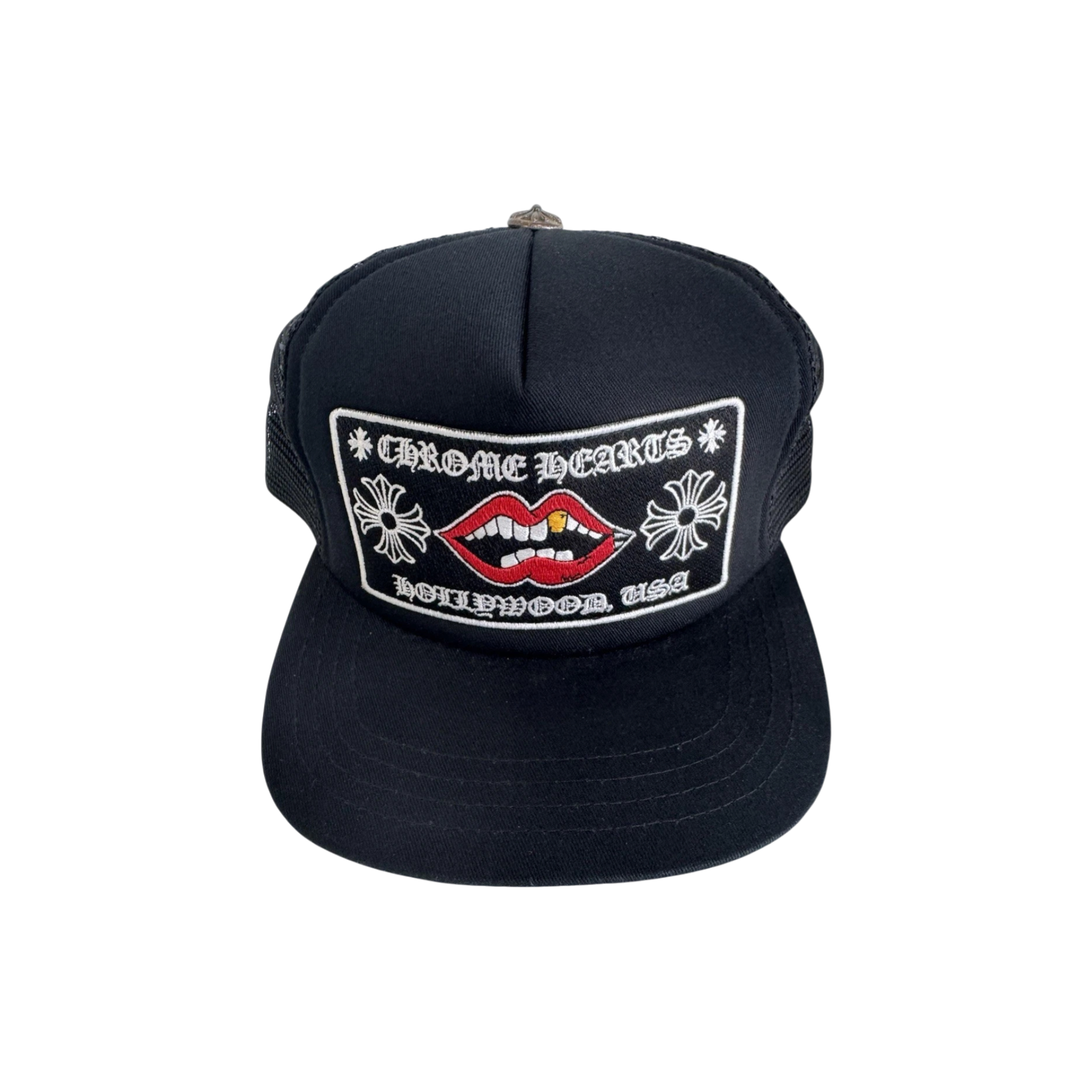 Chrome Lips Trucker