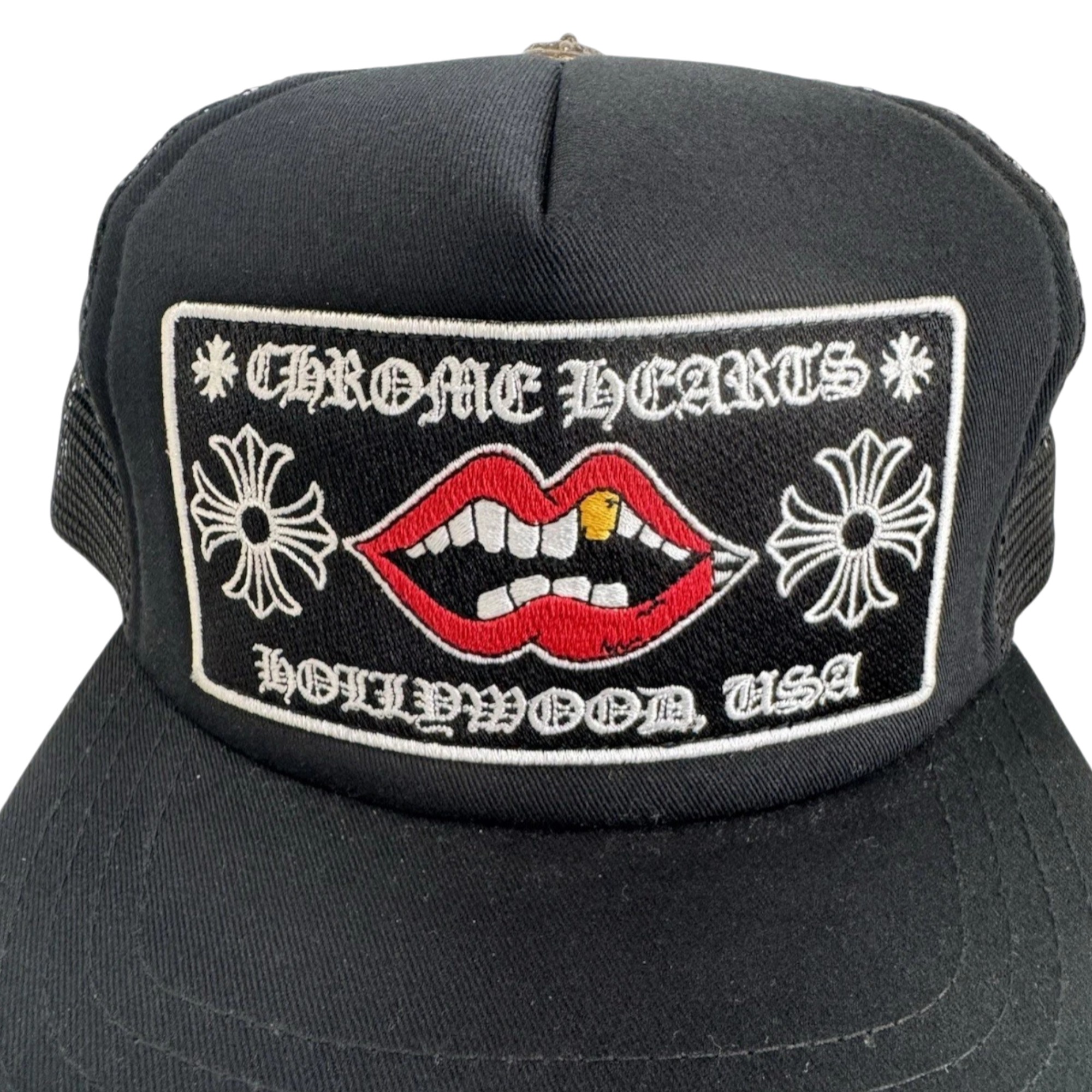 Chrome Lips Trucker