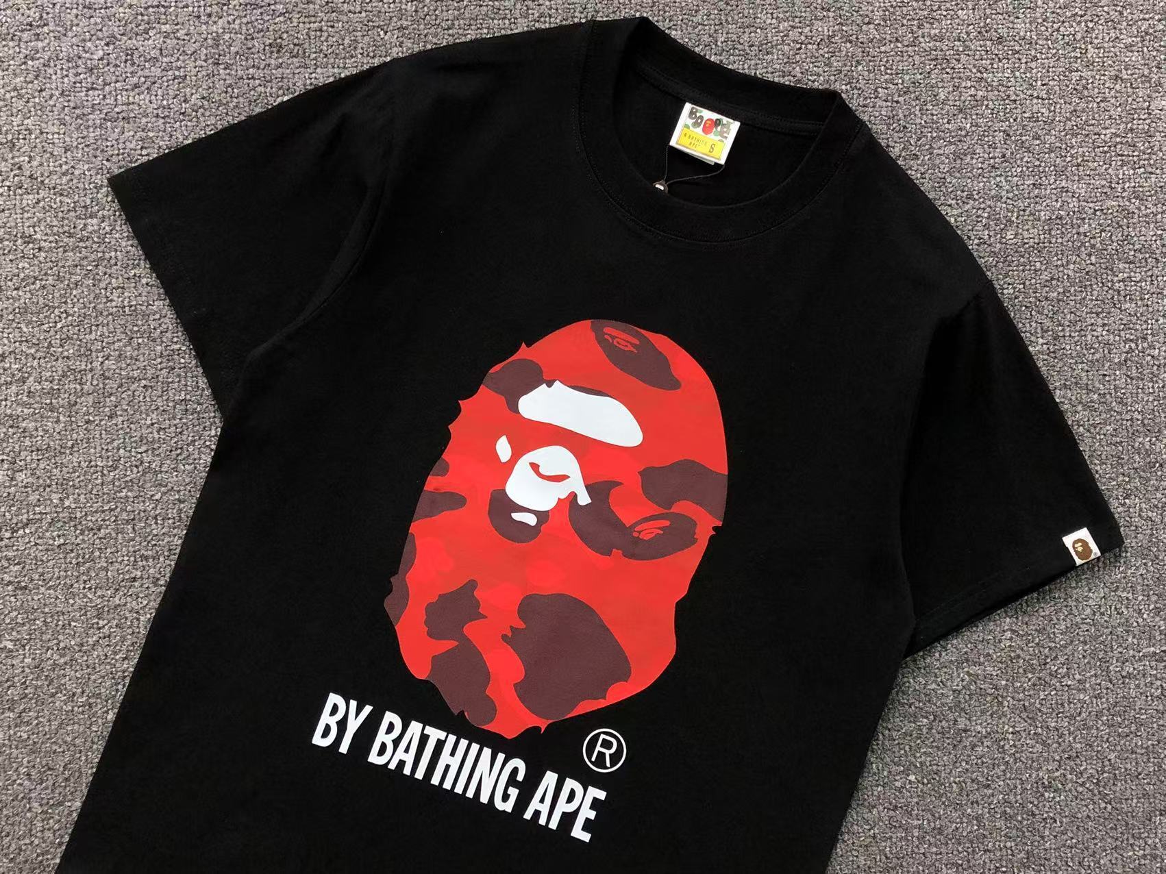 Bape Red Cammo