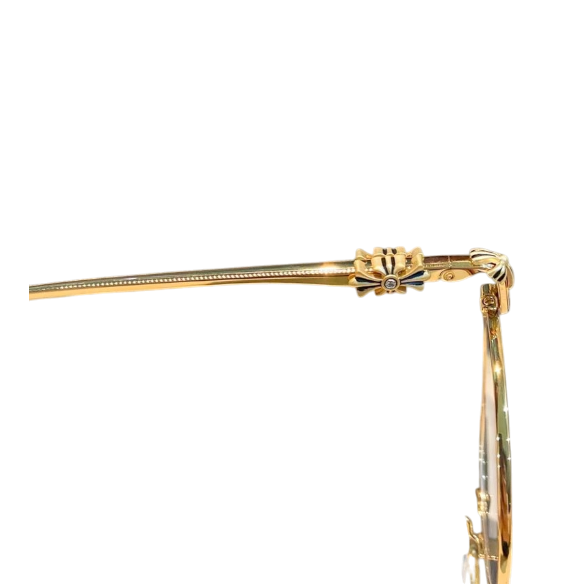 Chrome Round Glasses